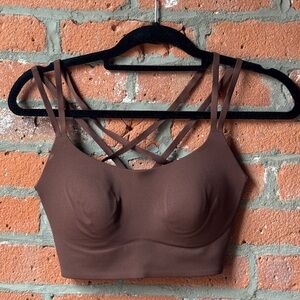 Aerie Chocolate Strappy Bralette